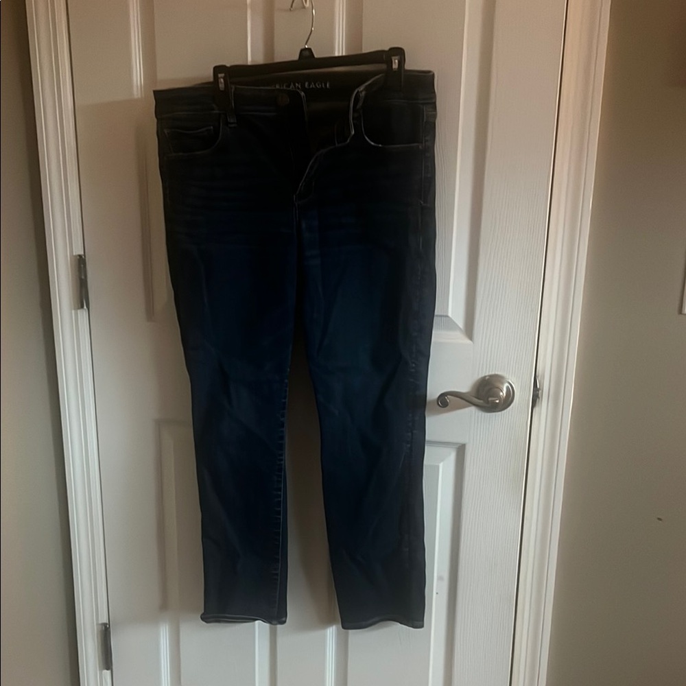 American Eagle Outfitters Blue Straight Leg Jeans